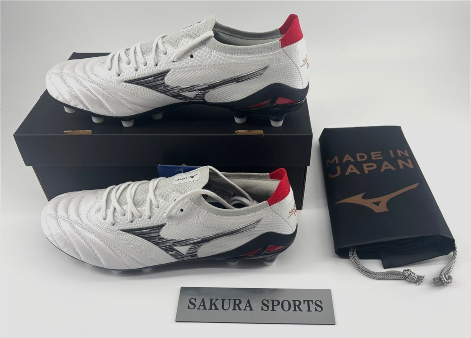Mizuno Soccer Cleats P1GA234009 MORELIA NEO 4 β beta JAPAN Super White Pearl new