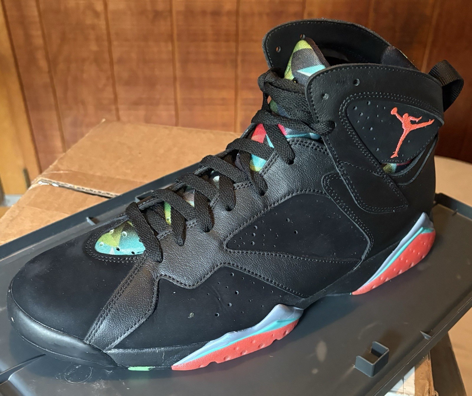 Nike Air Jordan 7 Barcelona Nights AJ7 Size 13 705350-007 Just The Left Shoe Nike Air Jordan 7 Barcelona Nights AJ7 Size 13 705350-007 Just The Left Shoe