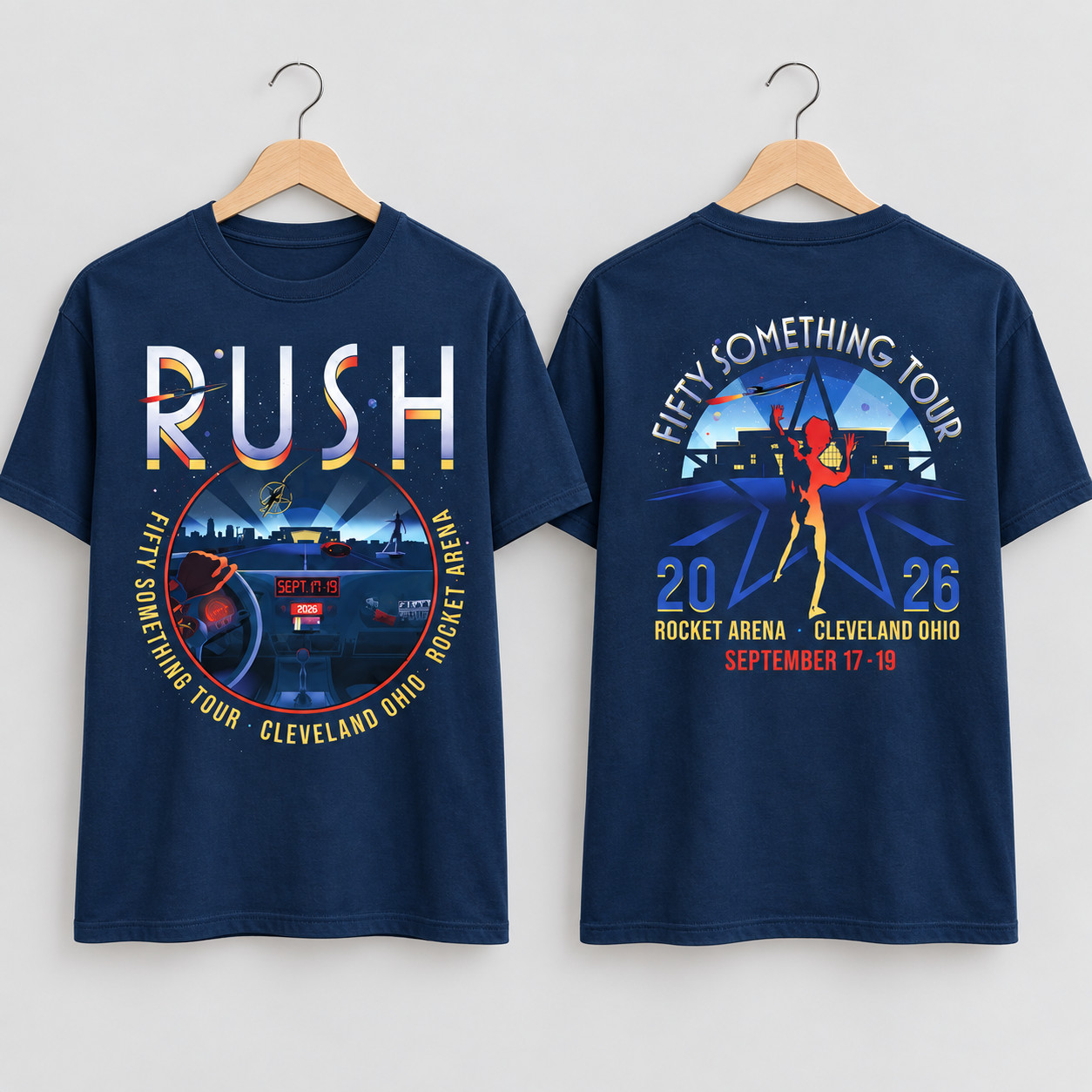 Rush Cleveland Ohio 2026 Event Tee Live Rocket Arena Sept 17-29 T-Shirt