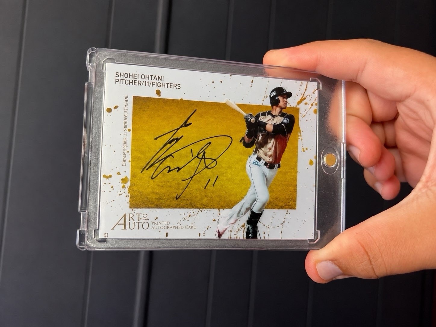 2014 Bbm - 1st Version Promotion Art of Auto Shohei Ohtani #WB1 (RC)