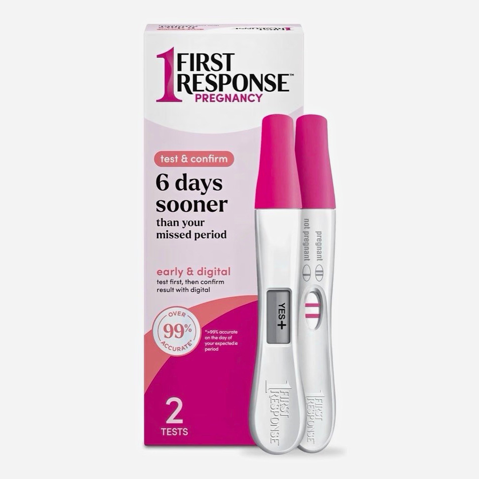 First Response Test & Confirm Pregnancy Test, 1 Line Test and 1 Digital Test PK