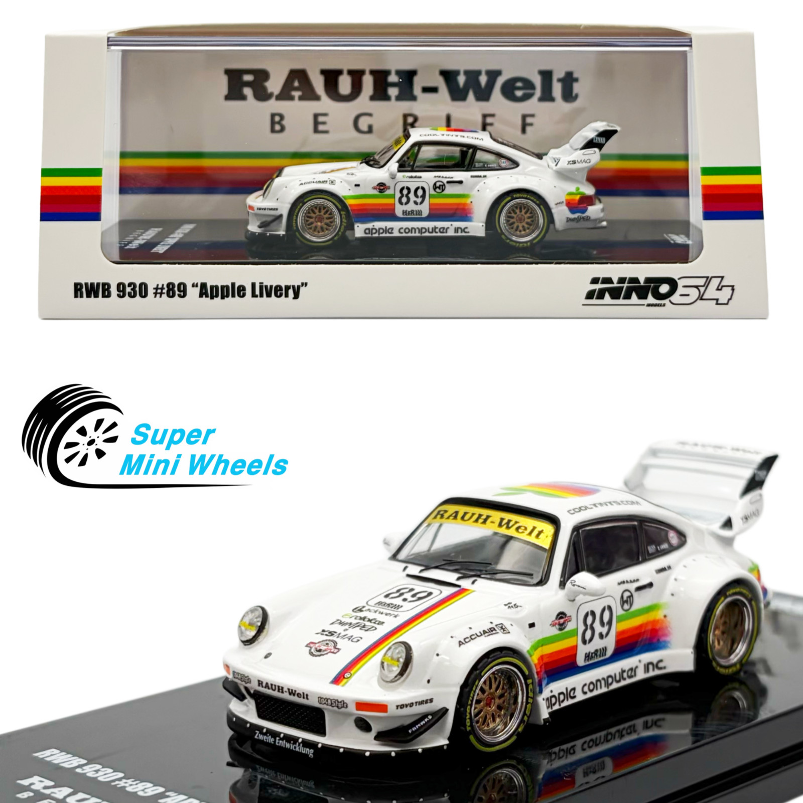 INNO64 1:64 RWB 930 #89 “Apple Livery” INNO64 1:64 RWB 930 #89 “Apple Livery”