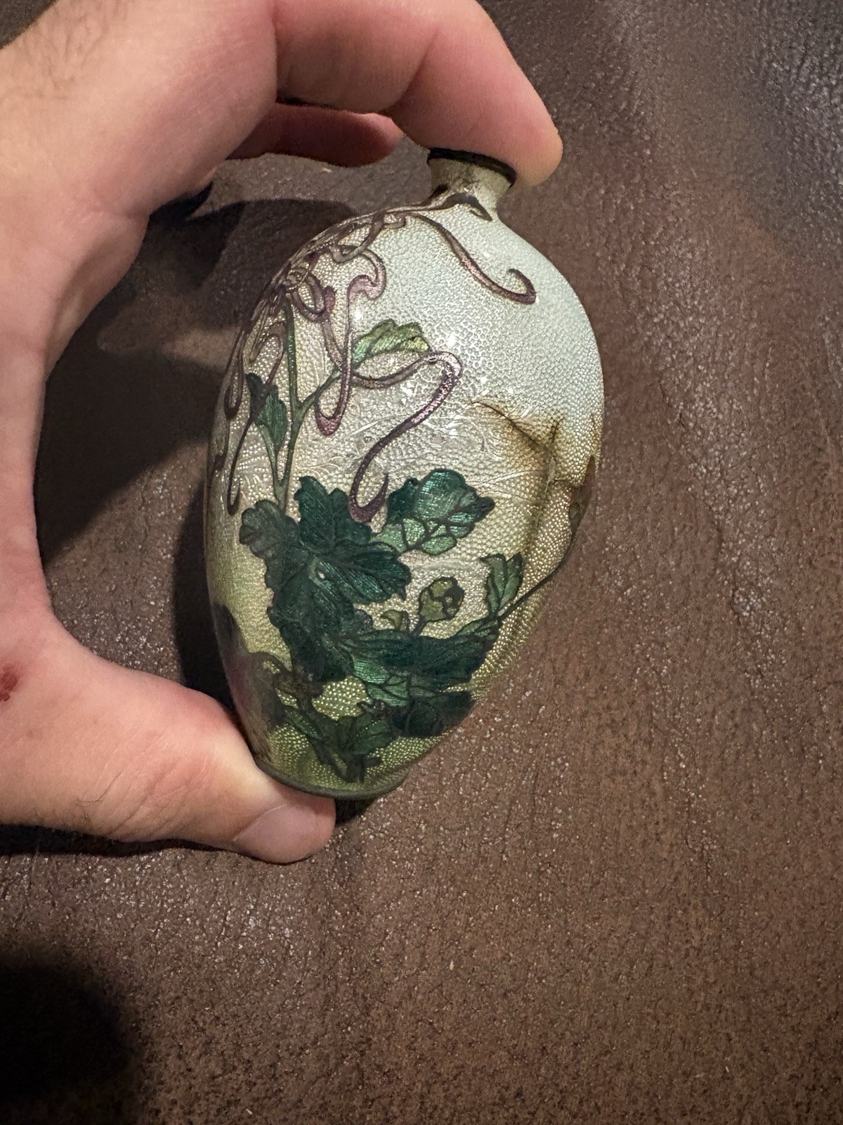 Kawaguchi Bunzaemon Ginbari Japanese Cloisonné Vase