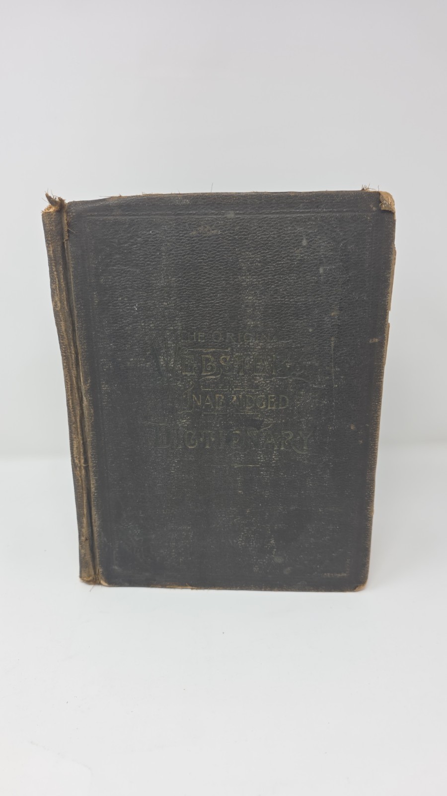 Antique 1891 The Original Webster\'s Unabridged Dictionary - Book History