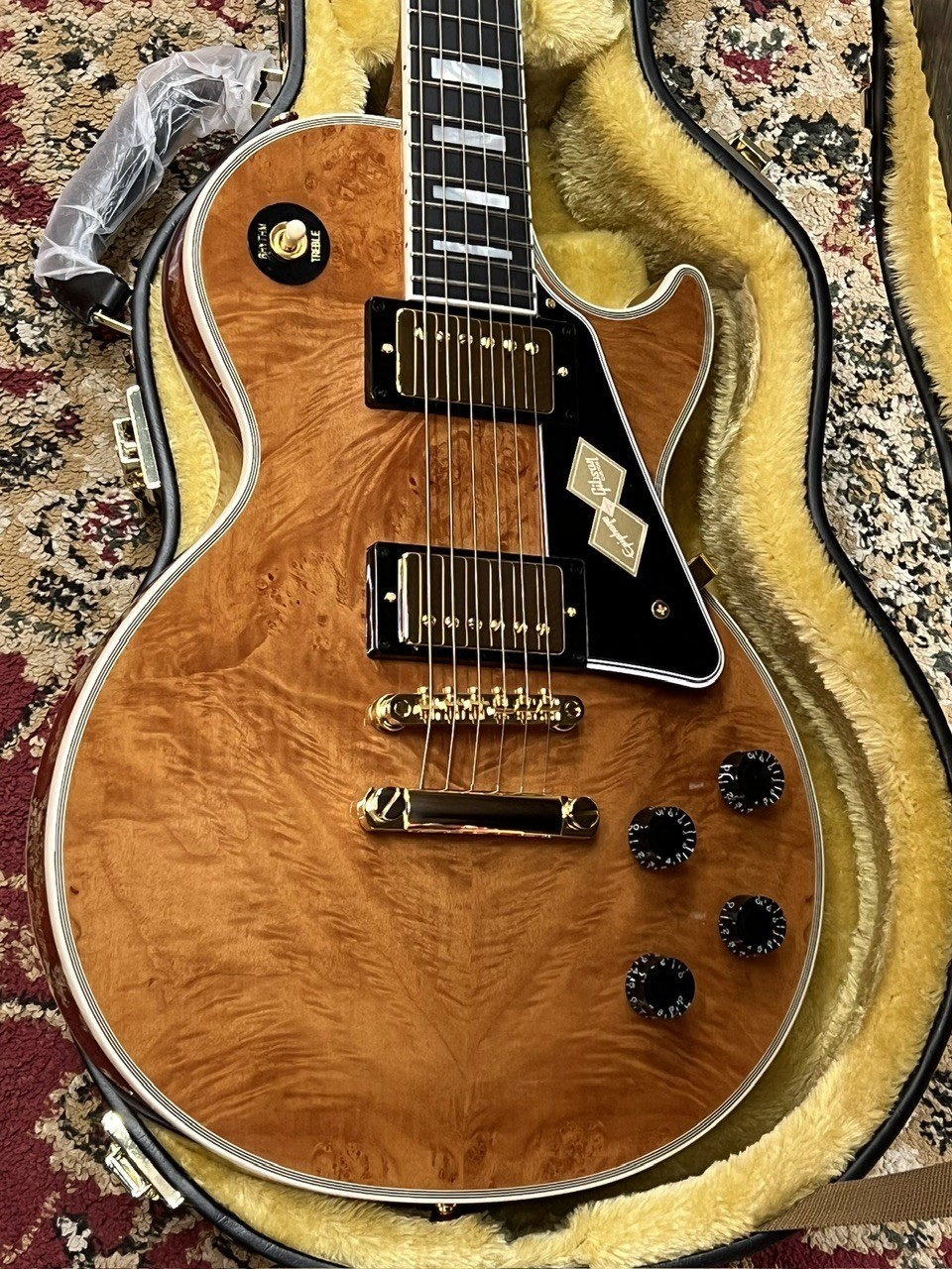Epiphone Inspired by Gibson Custom Les Paul Custom Burl Maple #GG1e7