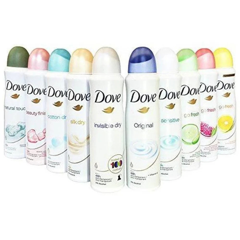 (10PK) Dove Women’s Dry Antiperspirant Deodorant 150ML/5.07 FL OZ Assorted Scent