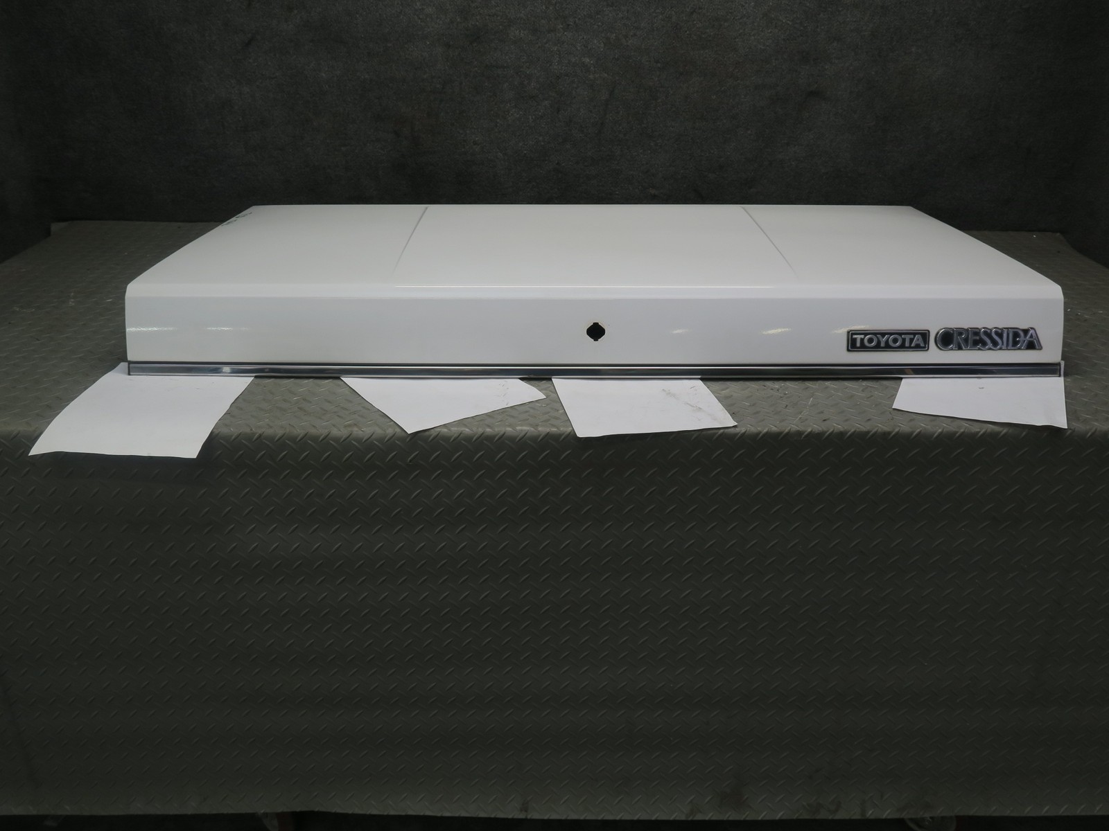 84-88 TOYOTA CRESSIDA SEDAN REAR TRUNK DECK LID SHELL COVER PANEL WHITE OEM