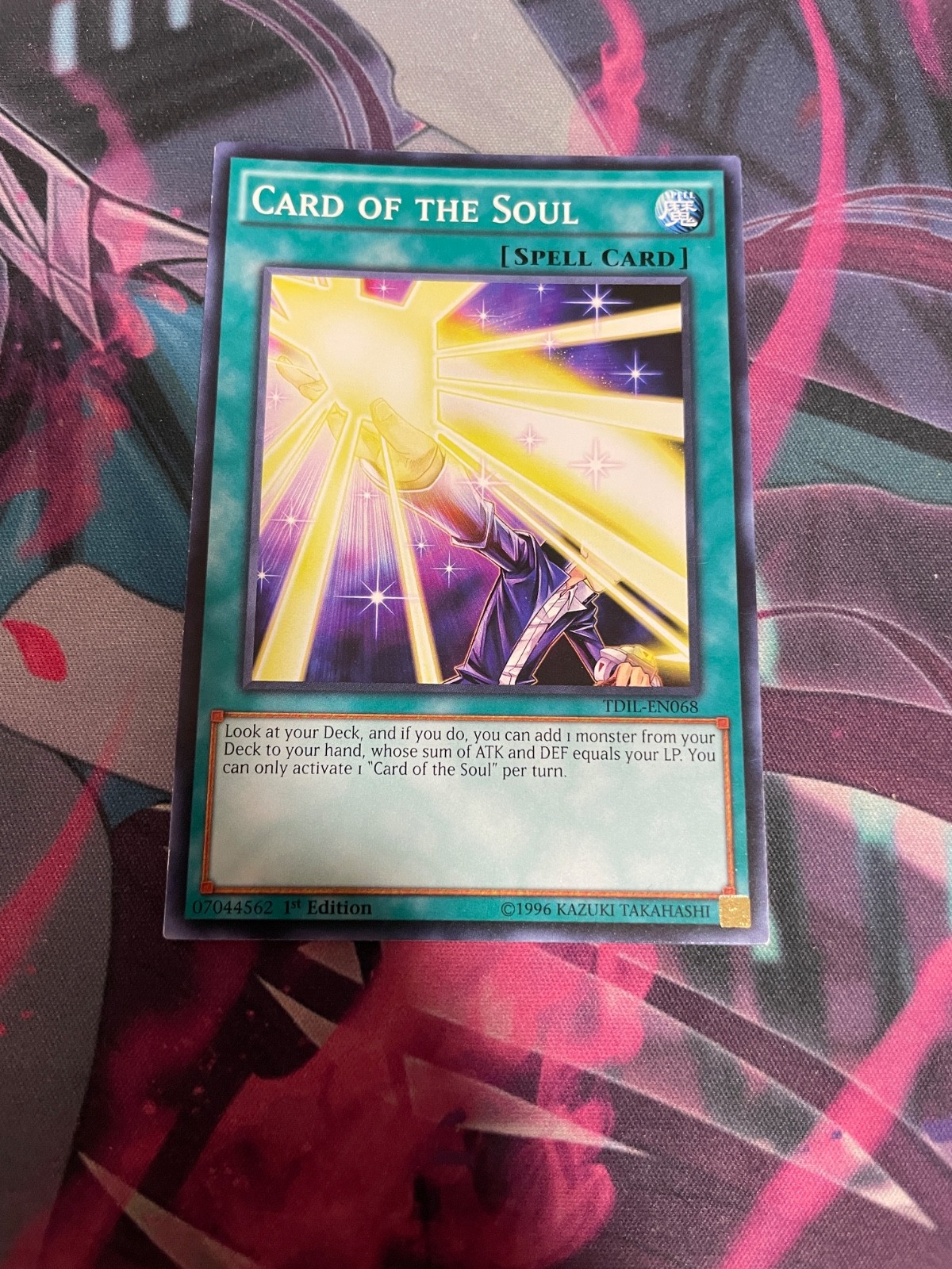 YUGIOH - CARD OF THE SOUL - COMMON - 1ST ED - TDIL - NM/LP YUGIOH - CARD OF THE SOUL - COMMON - 1ST ED - TDIL - NM/LP