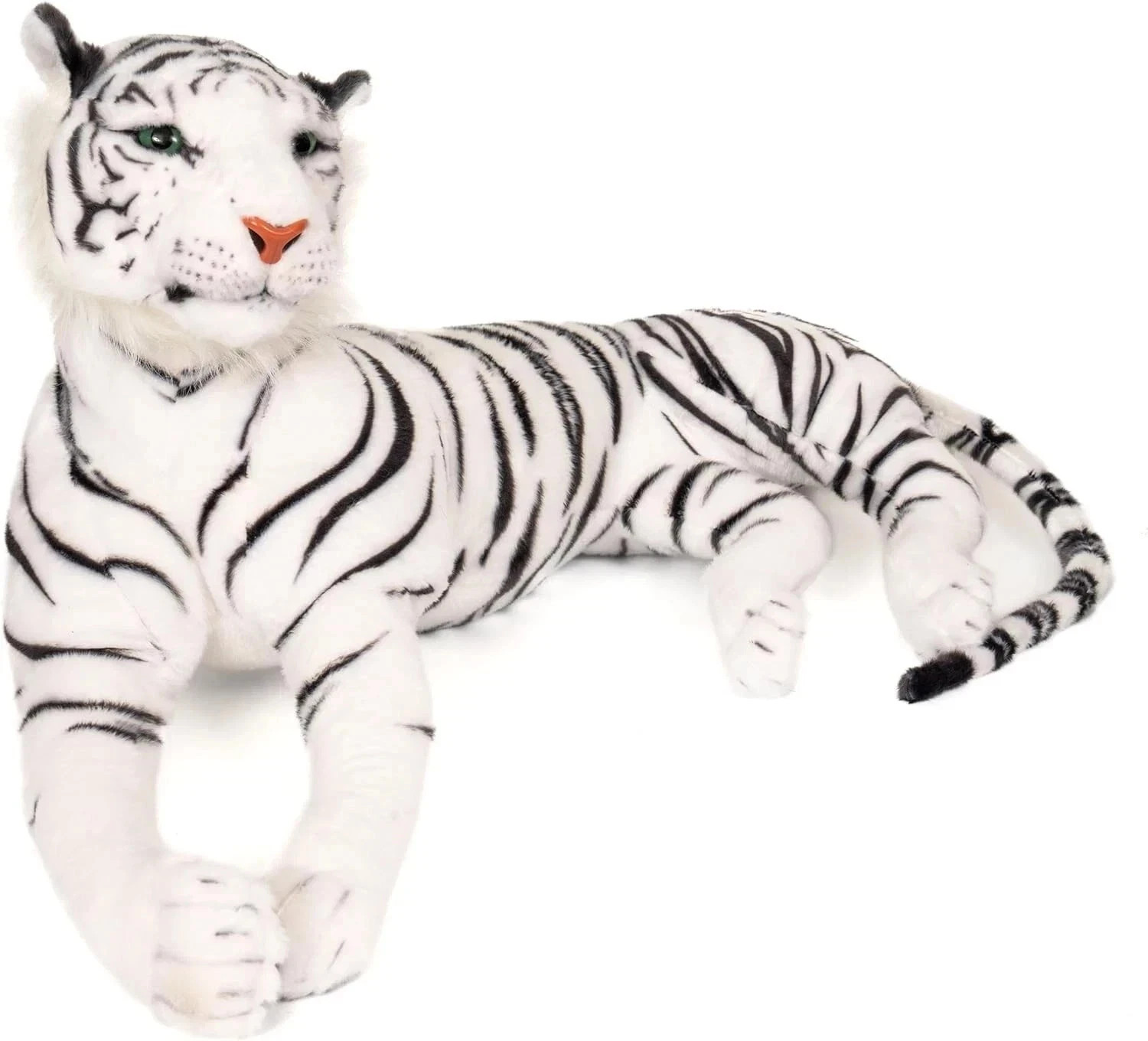New Curvaso White Tiger Large Cuddly Plush Animal Stuffed Soft Toy Gift 50cm New Curvaso White Tiger Large Cuddly Plush Animal Stuffed Soft Toy Gift 50cm