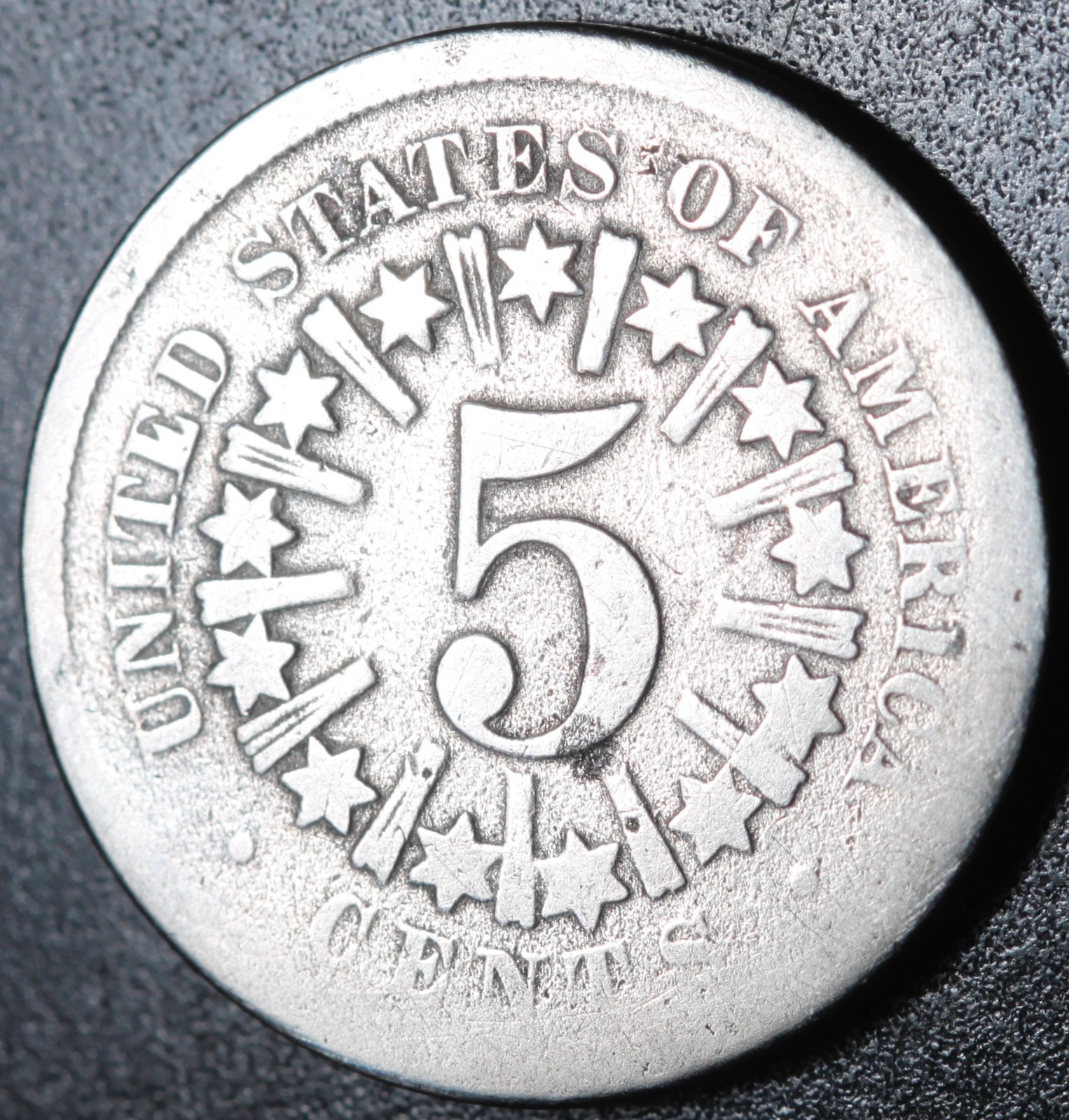 1866 SHIELD NICKEL -With RAYS 1866 SHIELD NICKEL -With RAYS