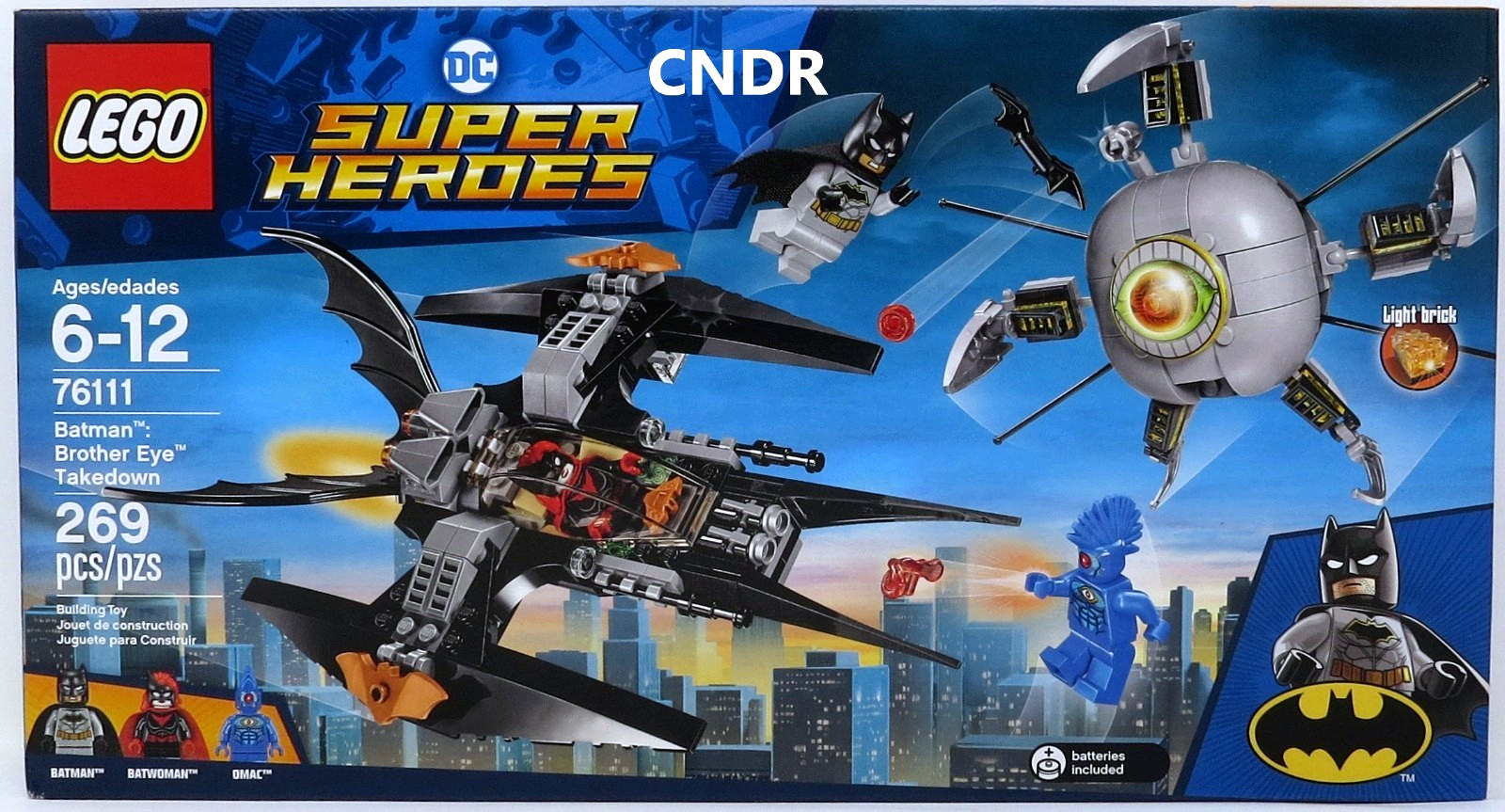 Lego DC Comics SEALED SET 76111 Batman: Brother Eye Takedown w/ Batwoman & OMAC