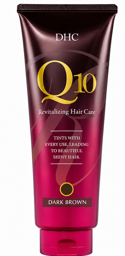 DHC Q10 Premium Color Treatment Dark Brown 235g Hair Care Made in Japan