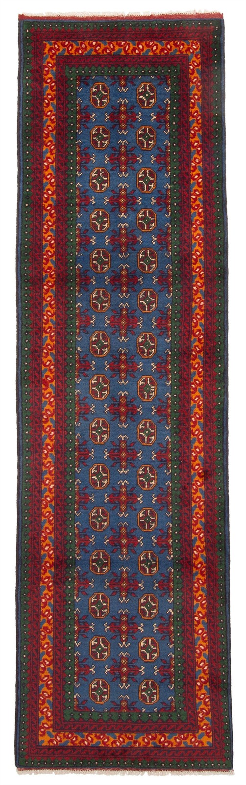 Vintage Hand-knotted Runner Rug 2\'8\