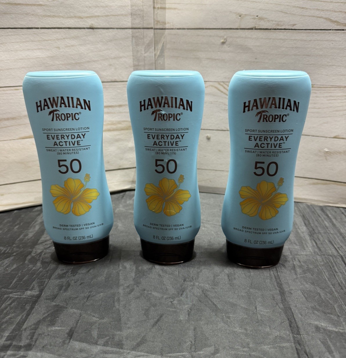 Hawaiian Tropic Everyday Active Sunscreen Sport Lotion - SPF50, 8oz - Pack of 3