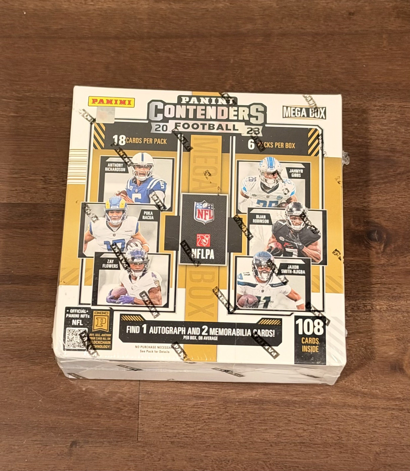 2023 Panini Contenders Football NFL Mega Box 1 Auto Autograph Per Box on Average