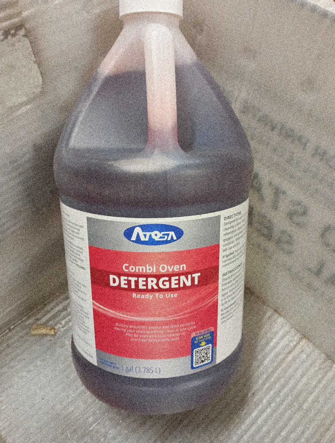 Atosa AT102 CookRite Combi Oven Detergent - 1 Gallon   604