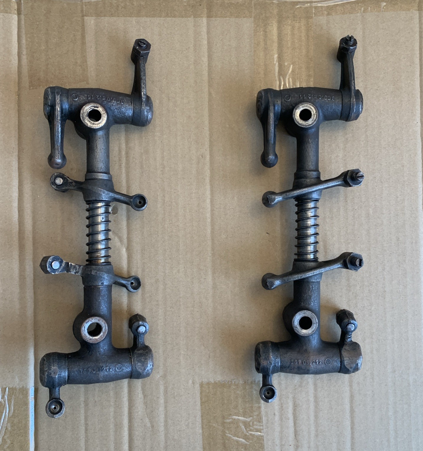Porsche 356 PRE A Rocker Arm Assembly Pair Porsche 356 PRE A Rocker Arm Assembly Pair