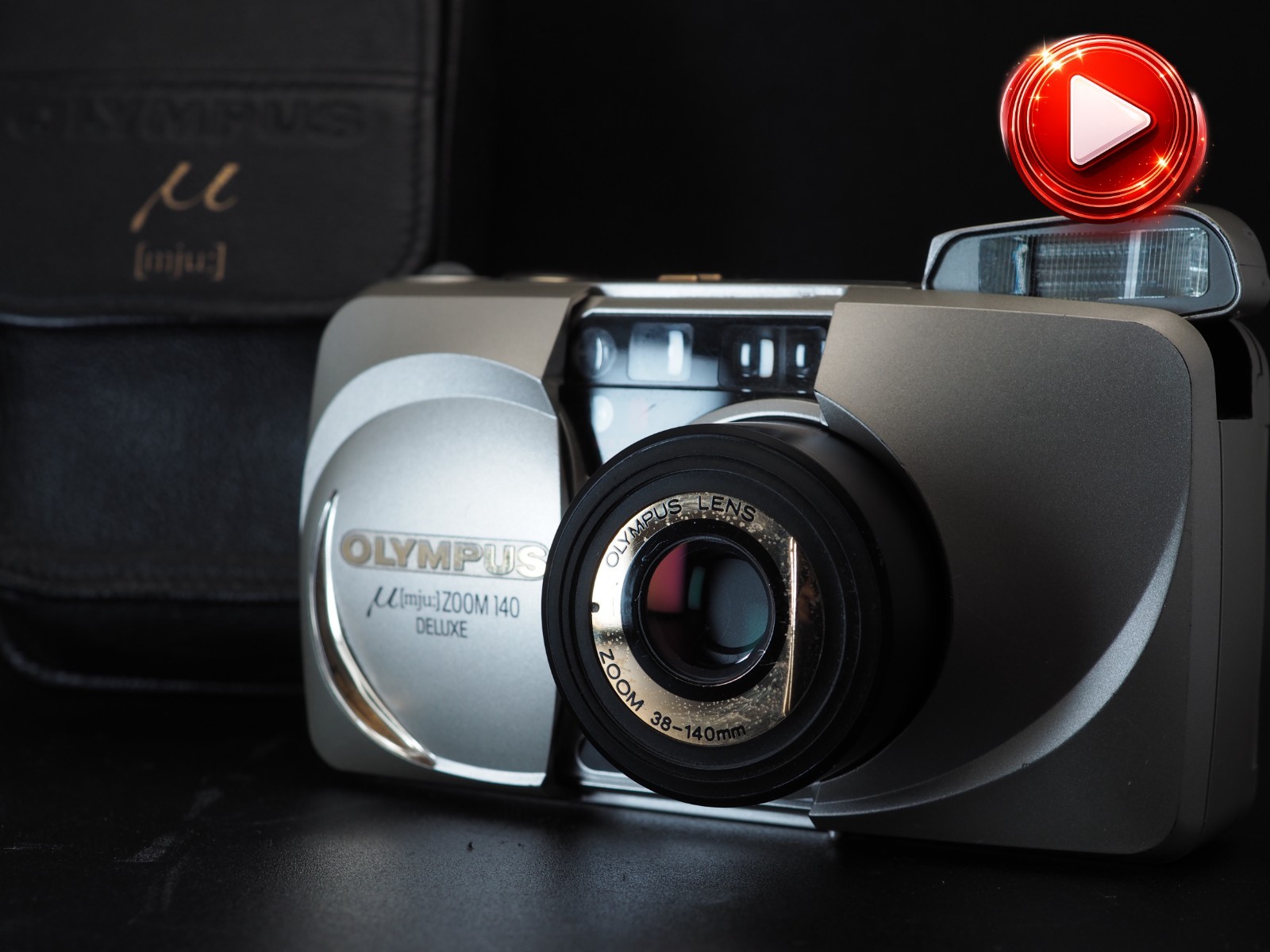 [US 1-Yr Wty] Olympus µ mju Zoom 140 DLX DELUXE Film Camera From JAPAN #J325