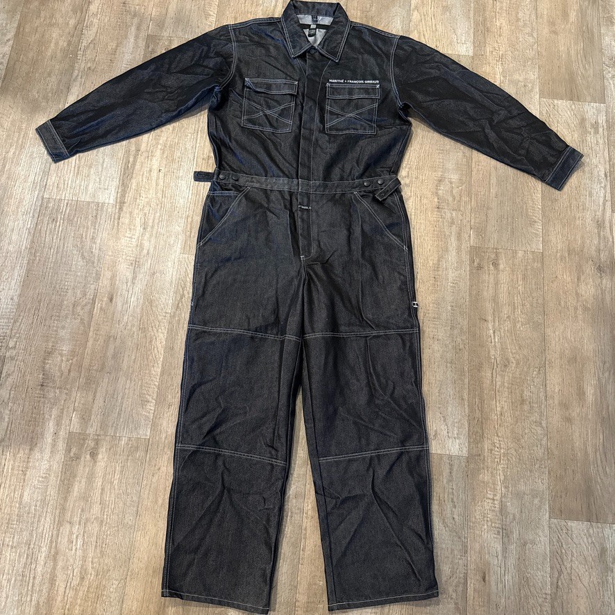 Vintage Y2K Girbaud Full Coveralls Mens Large L Black Full Suit Jumpsuit Wide Le Vintage Y2K Girbaud Full Coveralls Mens Large L Black Full Suit Jumpsuit Wide Le