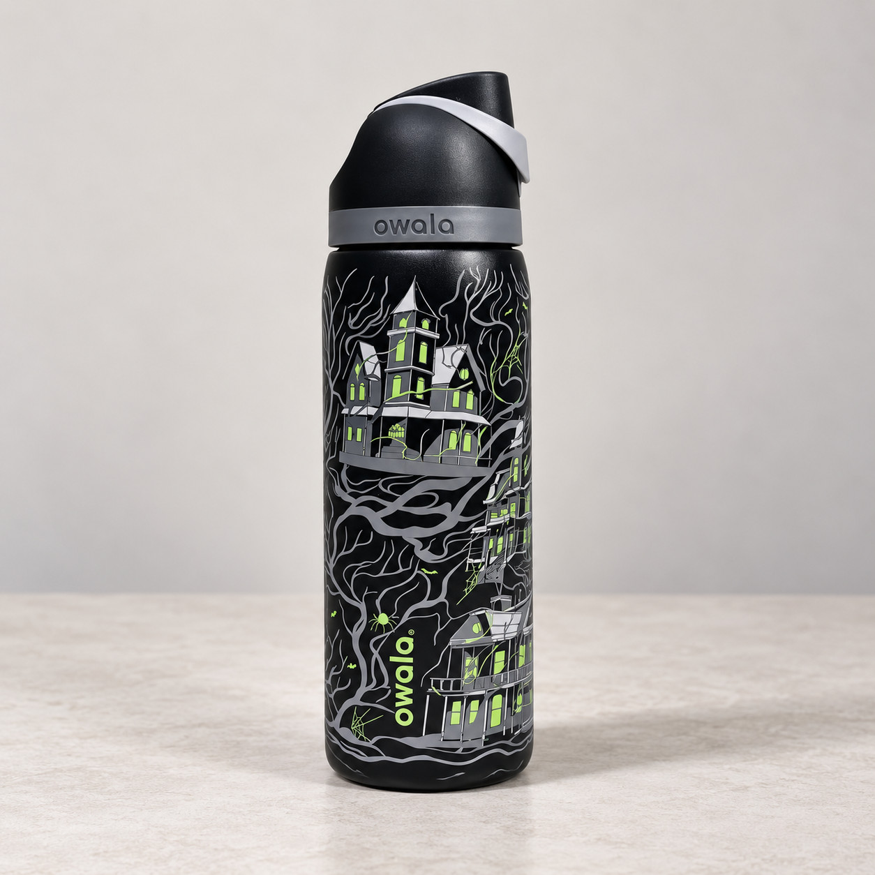 NEW OWALA ColorDrop Midnight Manor 32oz FreeSip Halloween HOT TREND