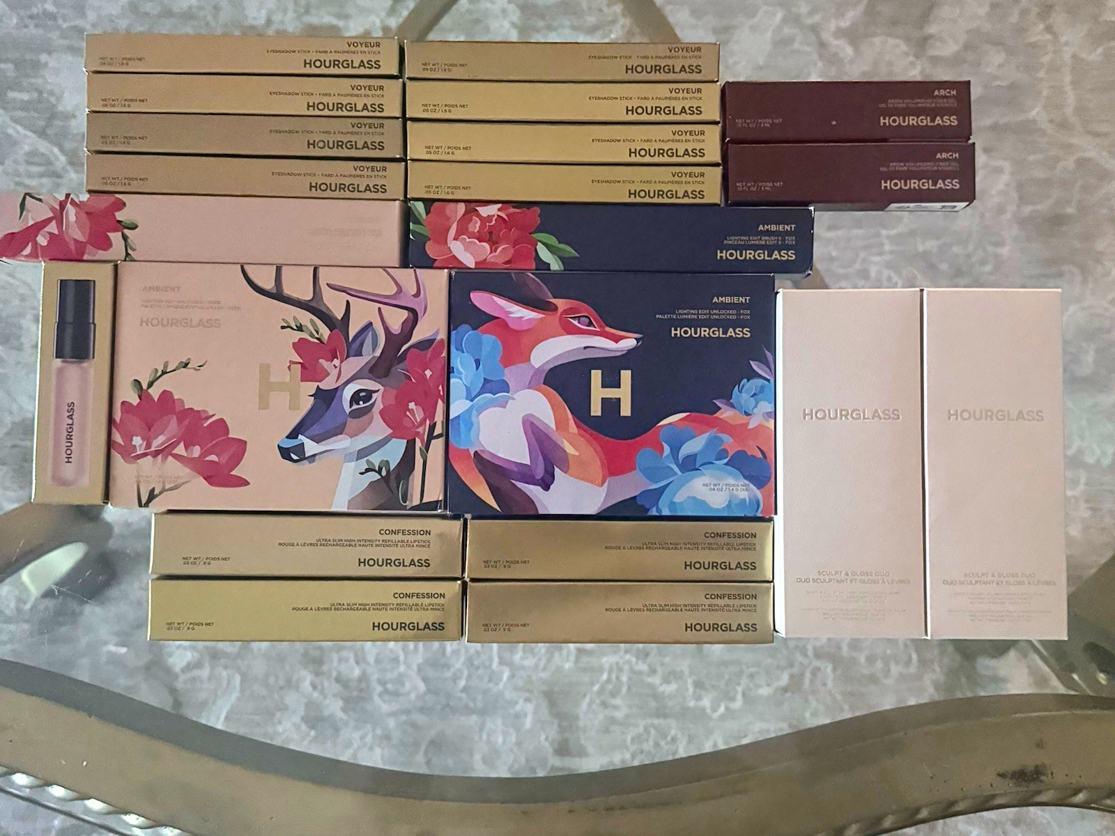 Hourglass Makeup Mixed Lot Confession Vanish Arch Ambient Packaging