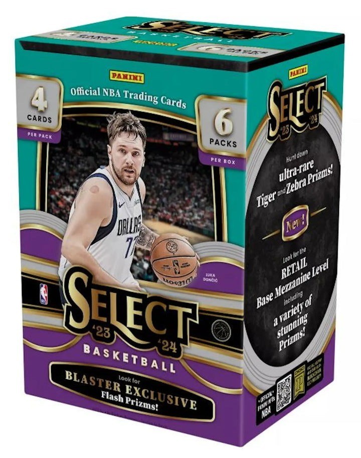 2023-24 Panini Select NBA Blaster Box Factory Sealed 24 Cards Flash Prizms