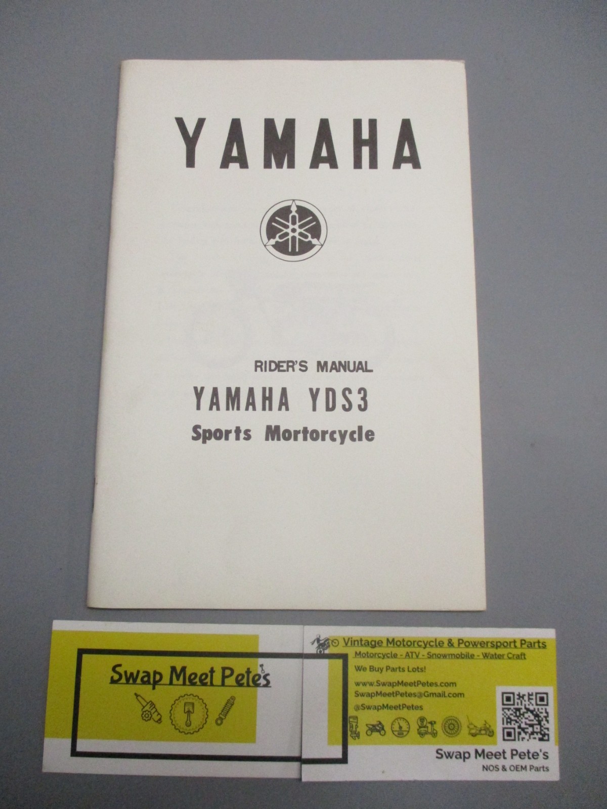 Vintage 1964 - 1966 Yamaha YDS3 DS3 250cc NOS OEM Owners Riders Manual Vintage 1964 - 1966 Yamaha YDS3 DS3 250cc NOS OEM Owners Riders Manual