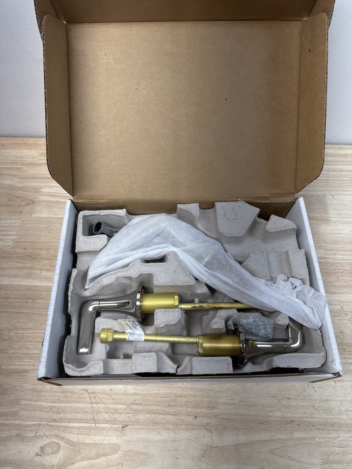 Kohler K-22020-4-SN Tempered 1.2 GPM Widespread Faucet, Polished Nickel