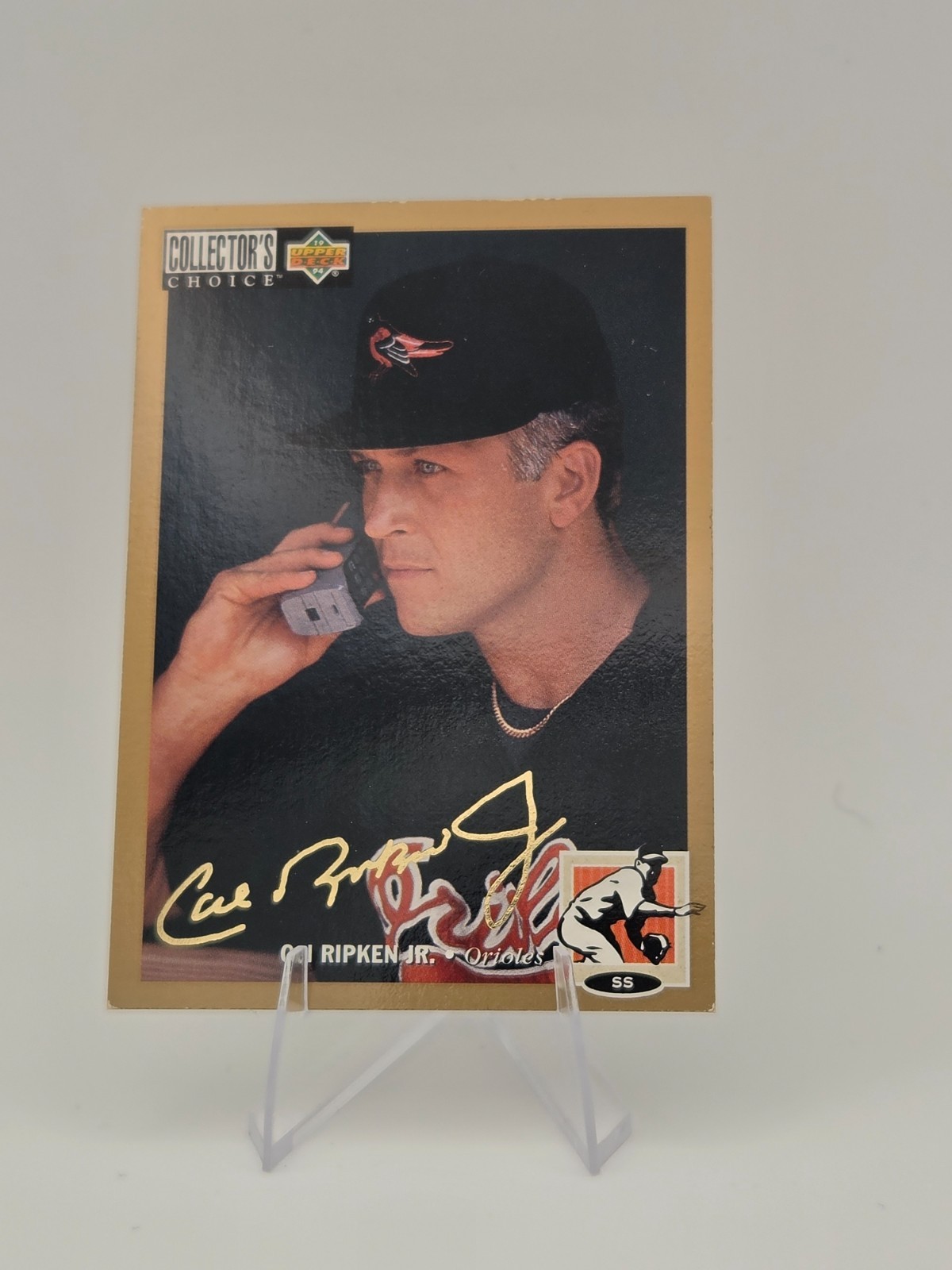 1994 Upper Deck Collector\'s Choice - Cal Ripken #240 Gold Foil Signature