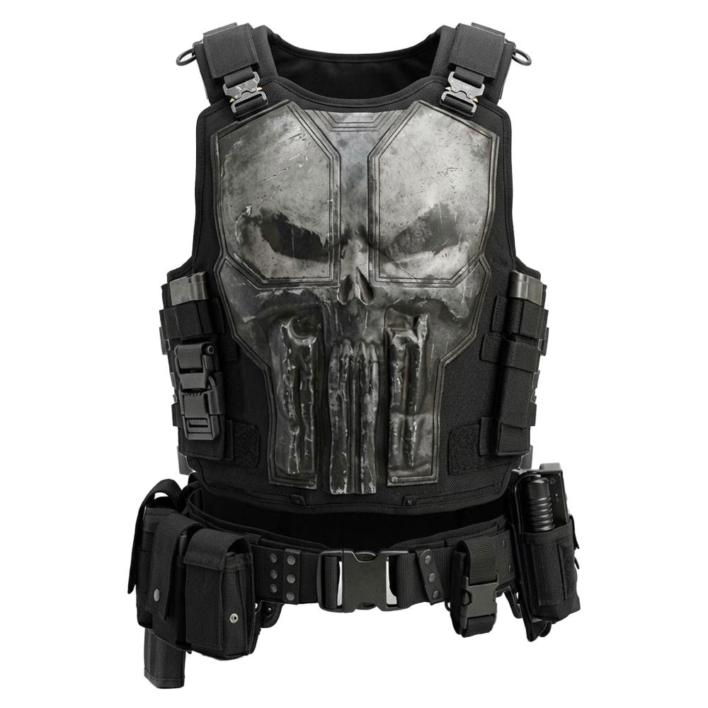 Classic Spider-Man Brand New Day Punisher Vest with Belt