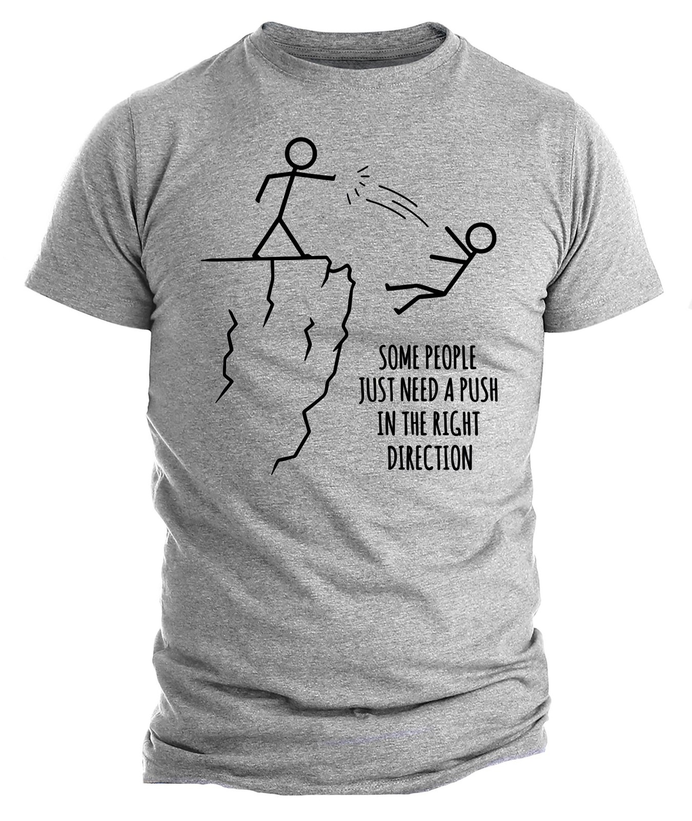 Funny Stick Figure Quote T-Shirt Rude Sarcasm Humor T-shirt