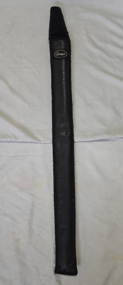 Vintage Giuseppe 1x1 Pool Cue Case Black Billiard Stick Leather Style Case