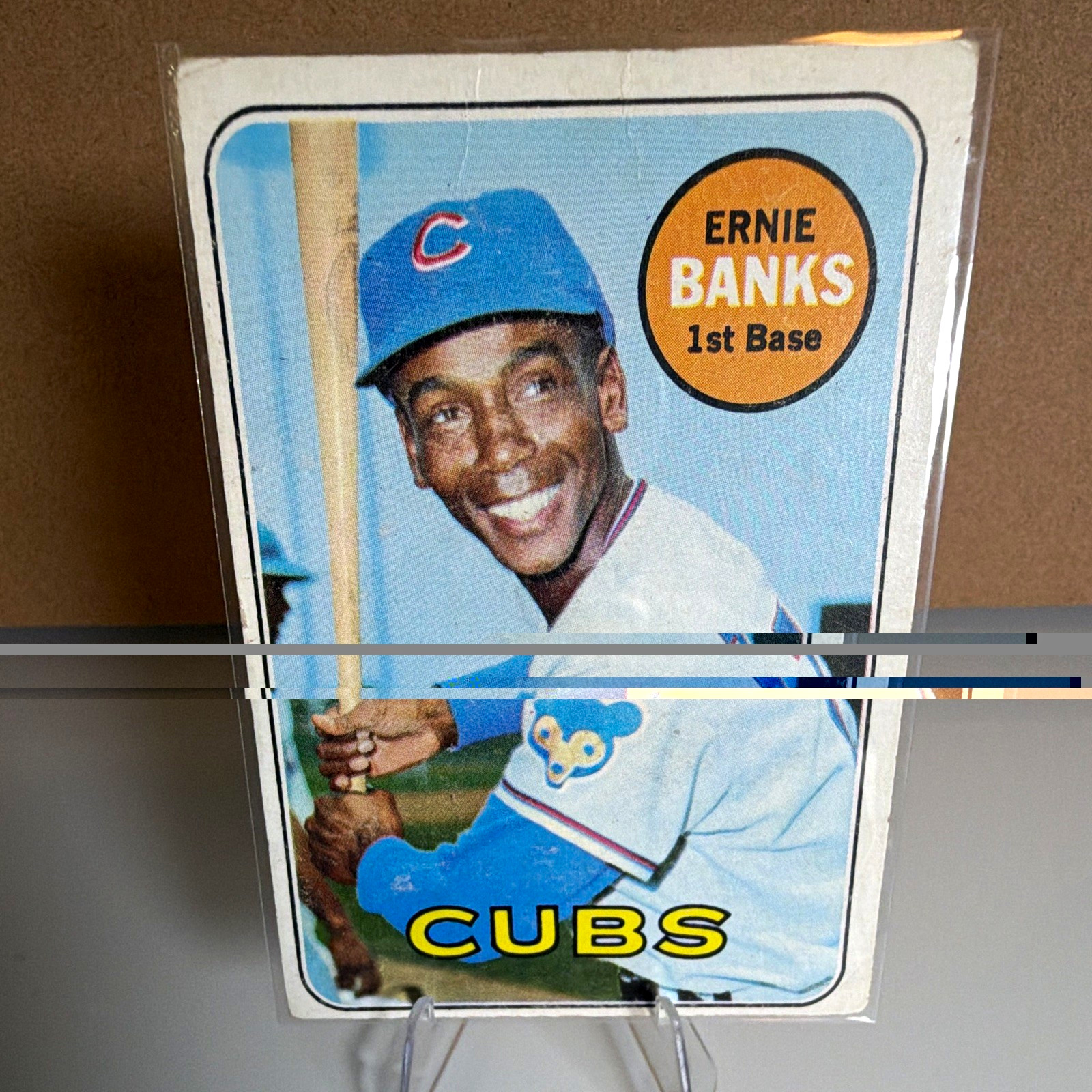Topps 1969 Topps Ernie Banks #20 Chicago Cubs Baseball Card Base Set