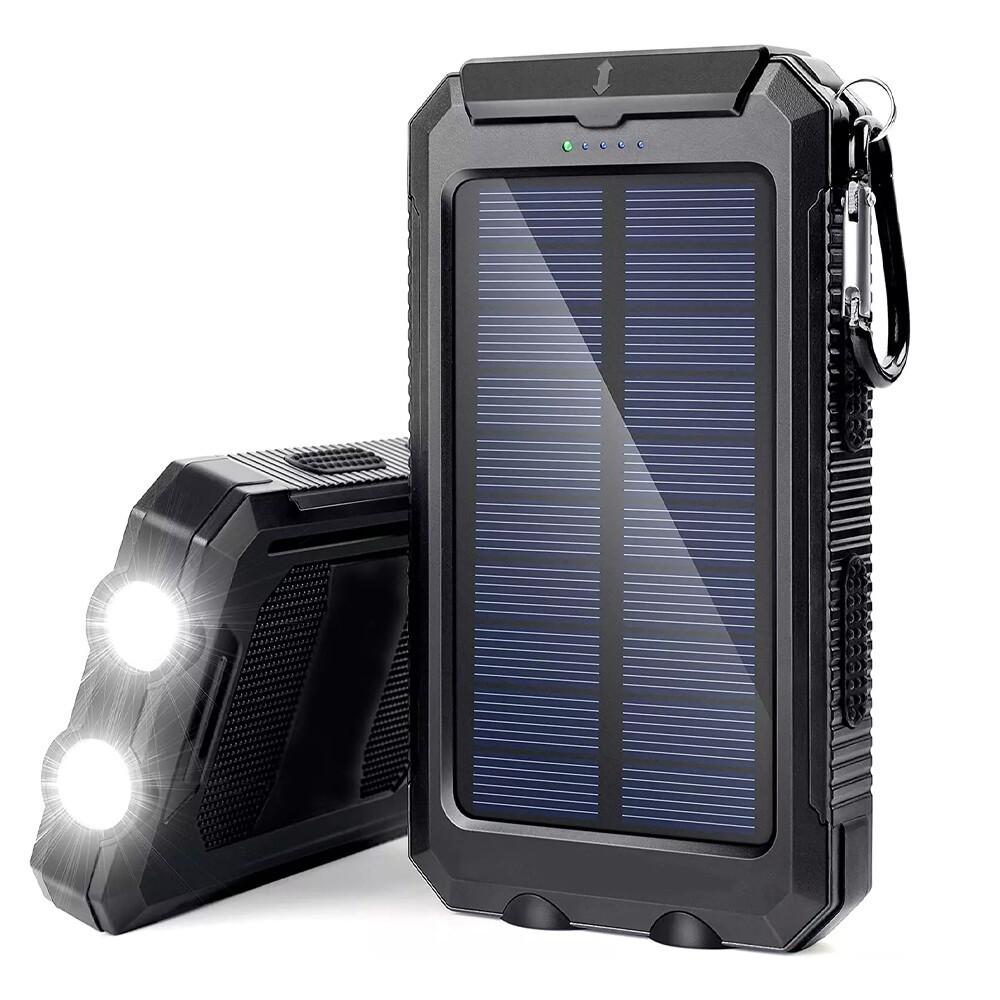 2026 Super 1000000mAh USB Portable Charger Solar Power Bank For Cell Phone
