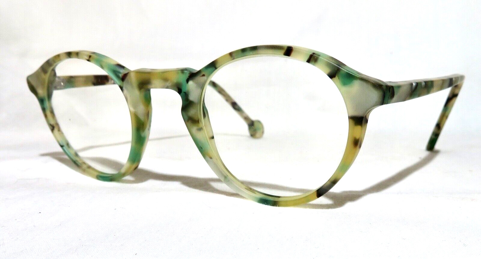 l.a. Eyeworks Andy Boy eyeglass green frames NOS NEW vintage 1994 FRAMES ONLY