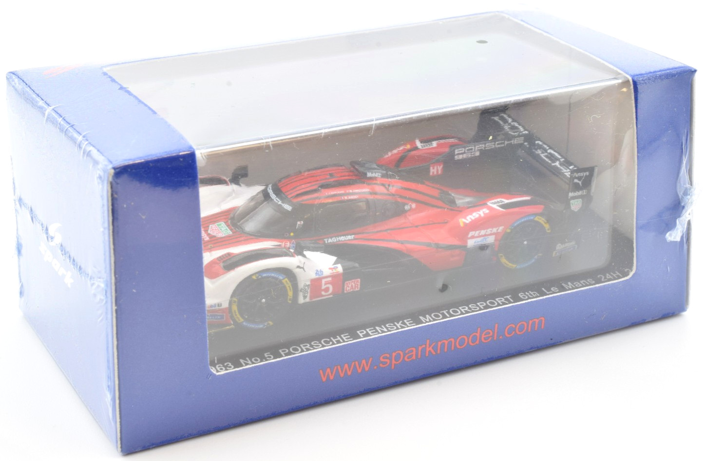 Spark Porsche 963 #5 - Porsche Penske - 2025 24Hrs Le Mans 1:64 Car 64S063 Spark Porsche 963 #5 - Porsche Penske - 2025 24Hrs Le Mans 1:64 Car 64S063