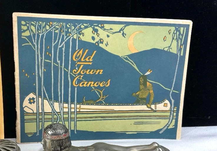 1917 Old Town Canoe Catalog / Booklet - Original Very Rare Iconic Cover Intact
