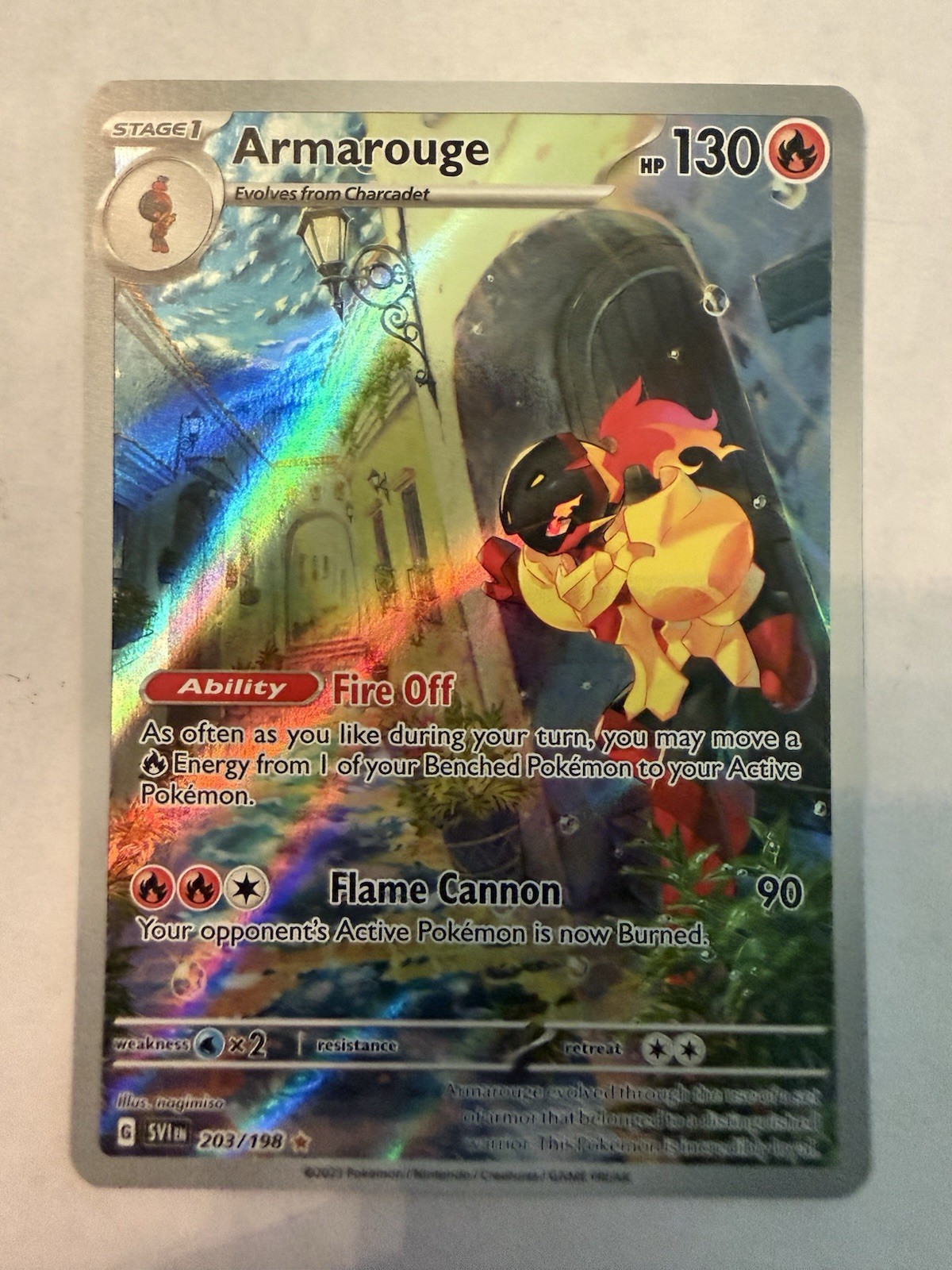 Armarouge 203/198 SV01: Scarlet & Violet Base Set Holo SEE DESCRIPTION