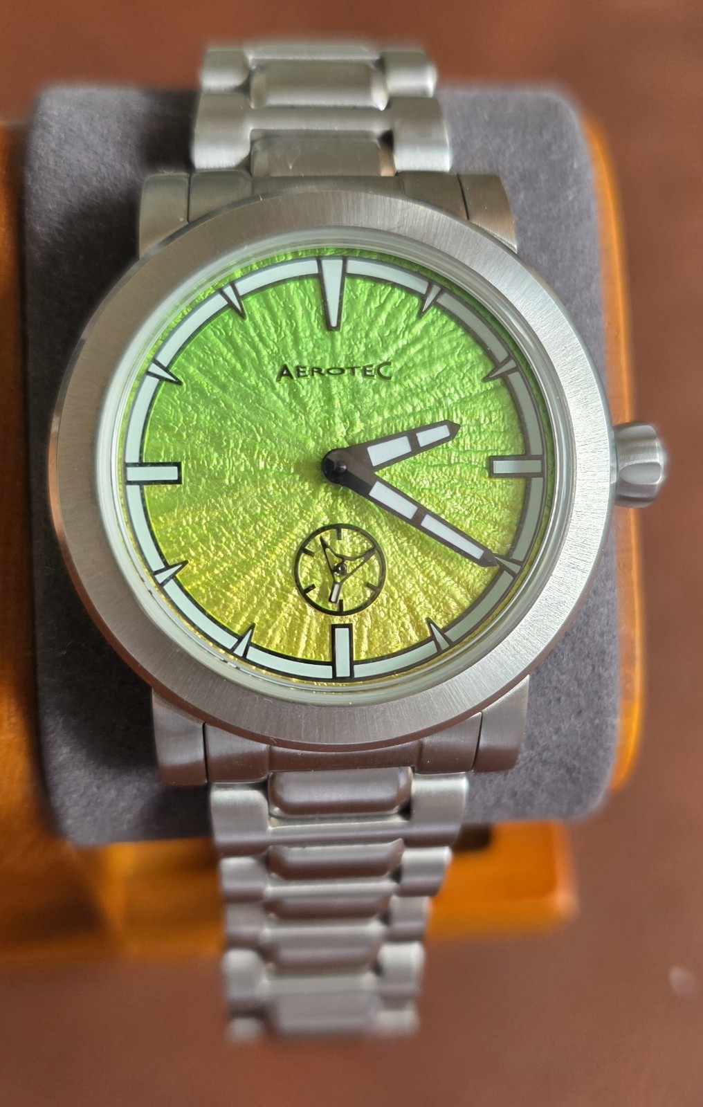 Aerotec Atlantic Star Automatic Watch Lagoon Drift Green Dial Aerotec Atlantic Star Automatic Watch Lagoon Drift Green Dial