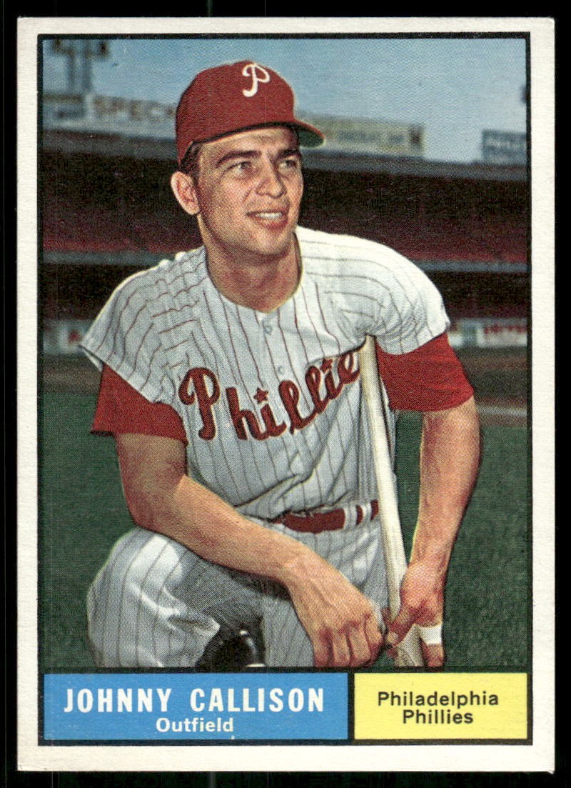 1961 Topps #468 Johnny Callison 1961 Topps #468 Johnny Callison