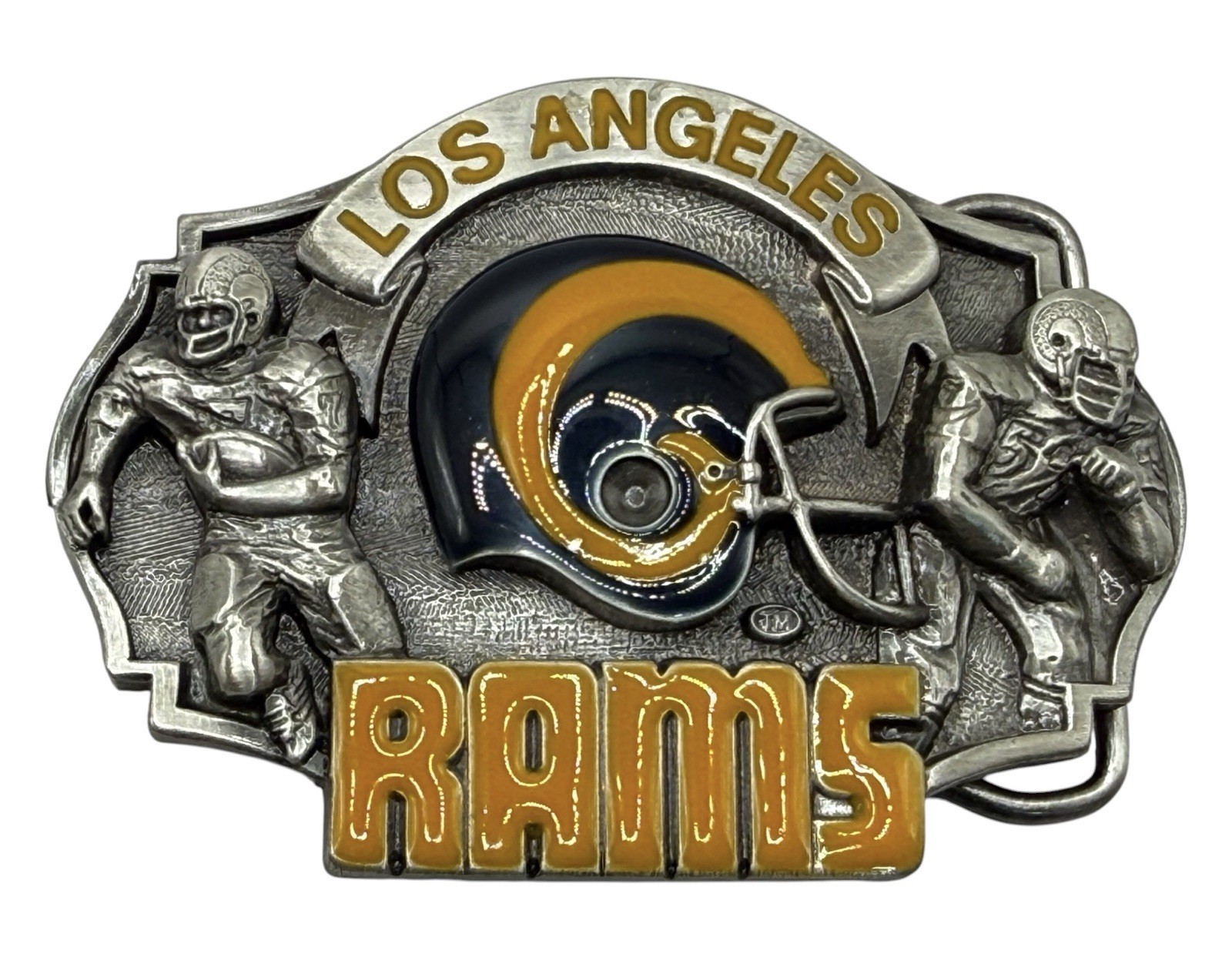 Vintage 1986 Siskiyou Los Angeles Rams NFL Official Belt Buckle 168/10,000 NOS