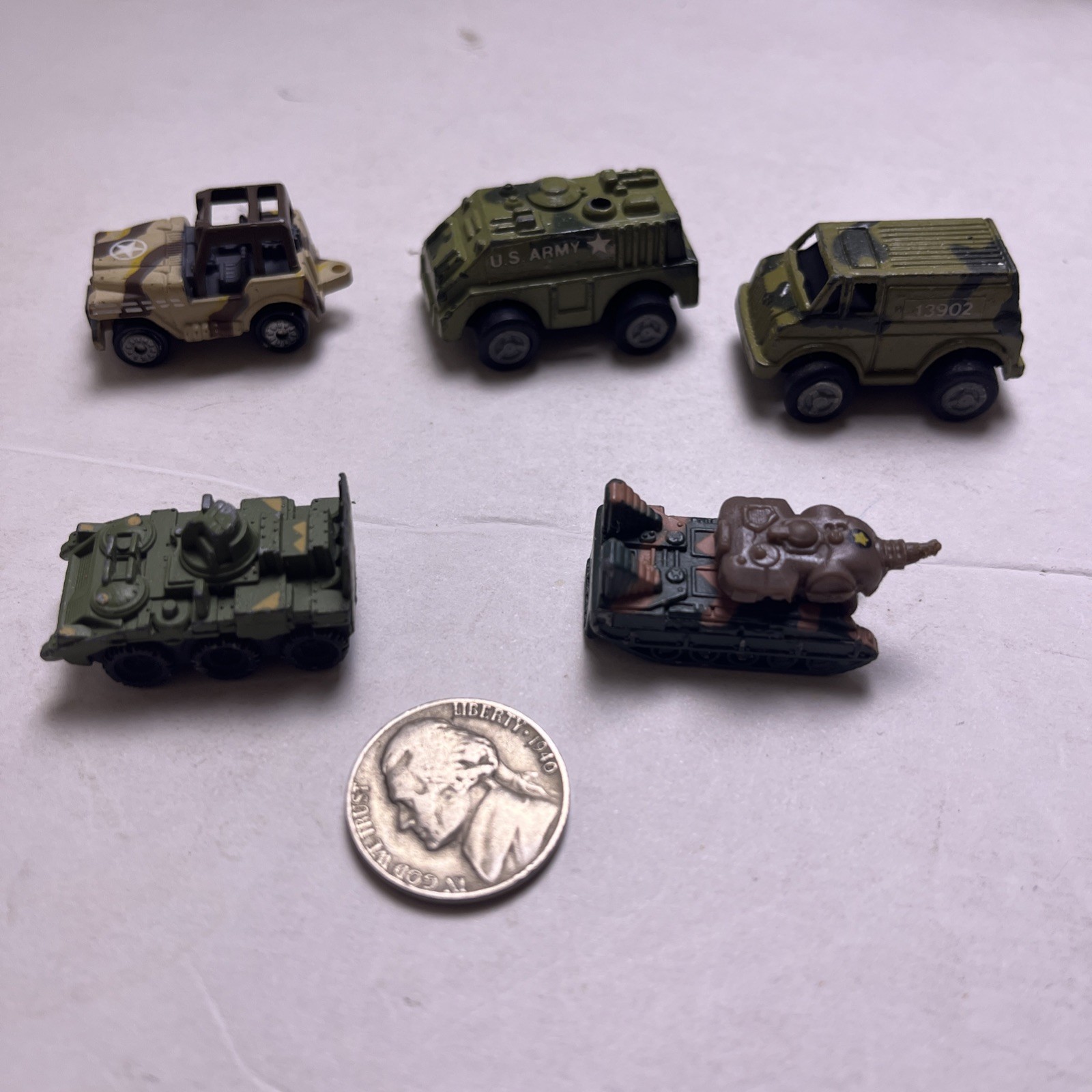 Micro Machines KPT89 Military Metal Tank, And More *See Details* Lot Of 5 Metal