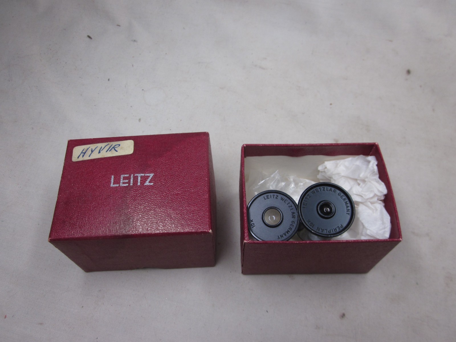 2 vintage LEITZ WETZLAR GERMANY 10X Lenses 1 Periplan Lens eyepieces eyepiece 2 vintage LEITZ WETZLAR GERMANY 10X Lenses 1 Periplan Lens eyepieces eyepiece