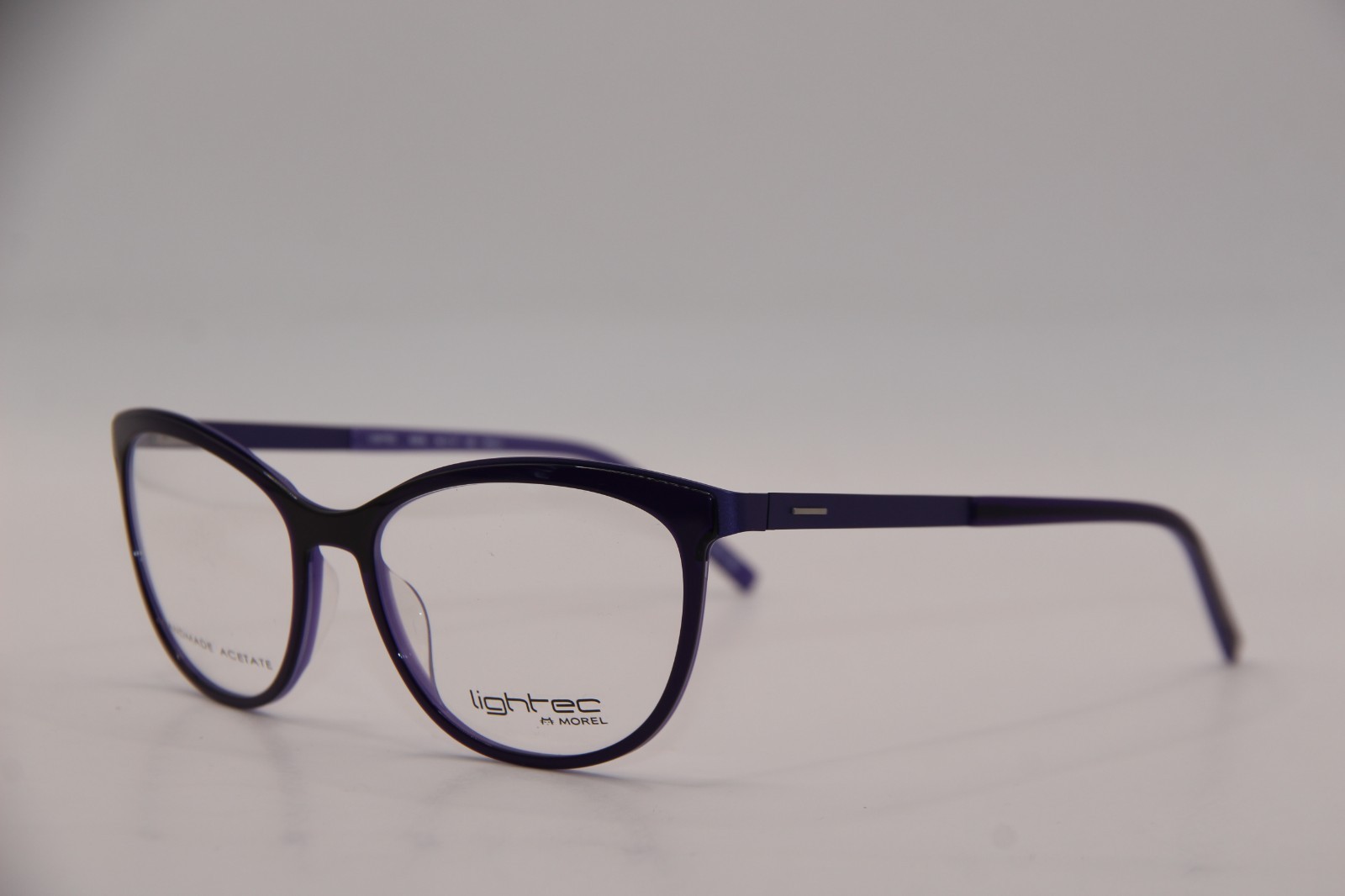 NEW MOREL LIGHTEC 8253L PP041 PURPLE AUTHENTIC FRAMES EYEGLASSES 54-17