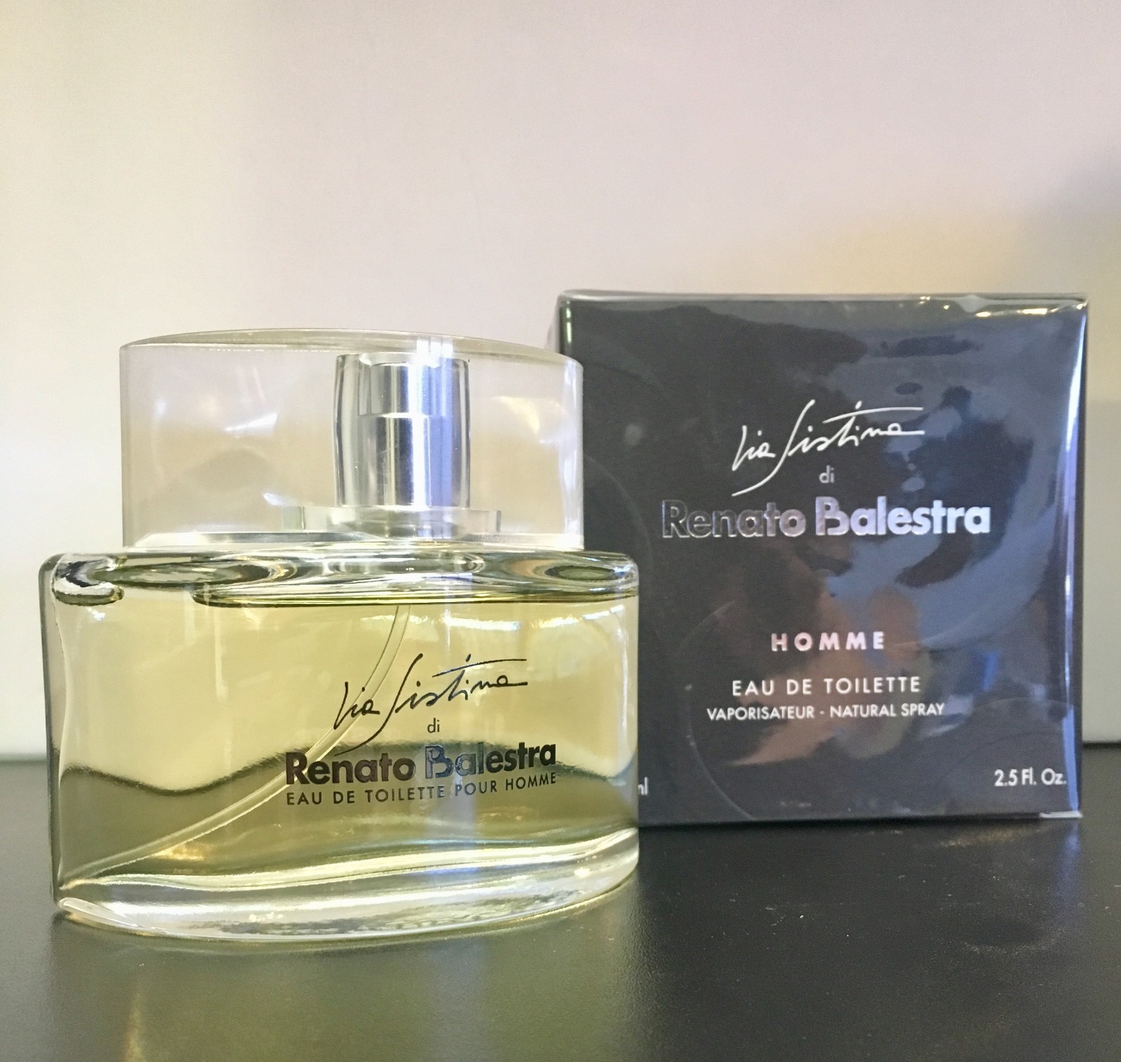 VIA SISTINA DI RENATO BALESTRA HOMME 2.5 oz / 75 ml EDT SPRAY ,NEW, SEALED. VIA SISTINA DI RENATO BALESTRA HOMME 2.5 oz / 75 ml EDT SPRAY ,NEW, SEALED.