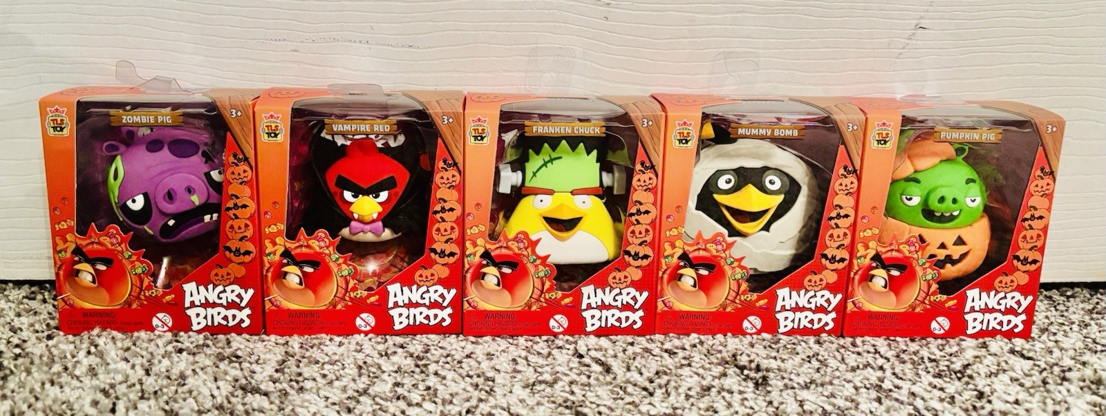 Angry Birds Halloween CheeBee Cuties Mini Figure Set of 5 The Loyal Subjects