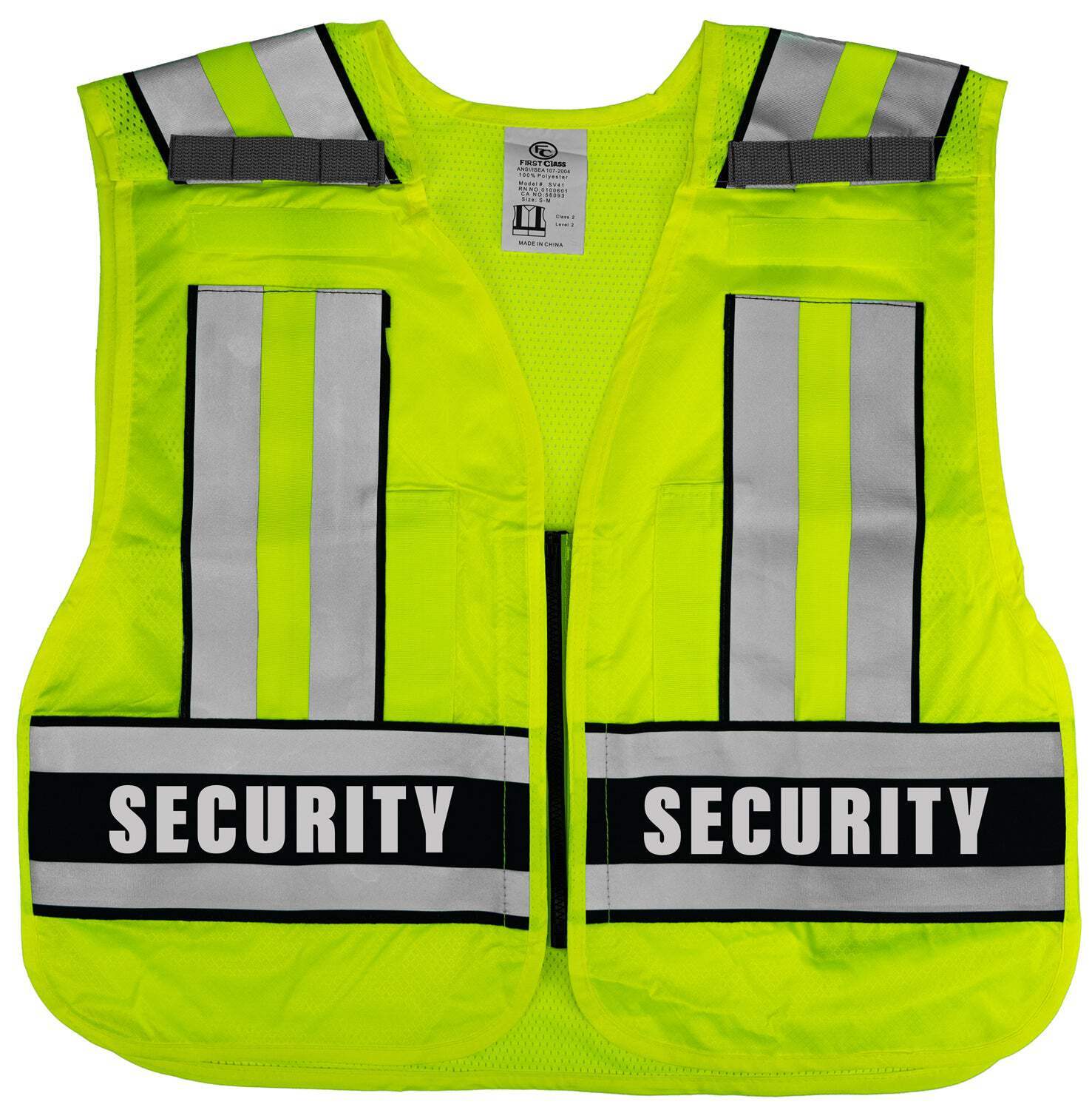 High Visibility Public Safety Reflective Security Vest