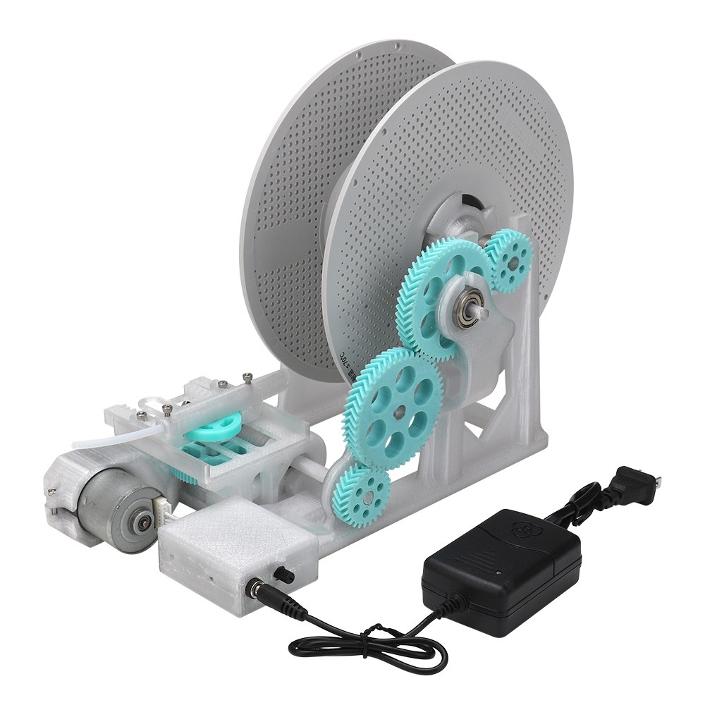 Electric 3D Printing Filament Winder - All-in-One Spooler for Consumable Coiling