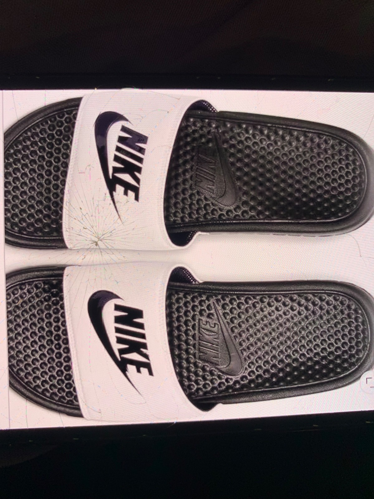 Nike Benassi Just Do It Men\'s Athletic Sandal, Size US12 - Black