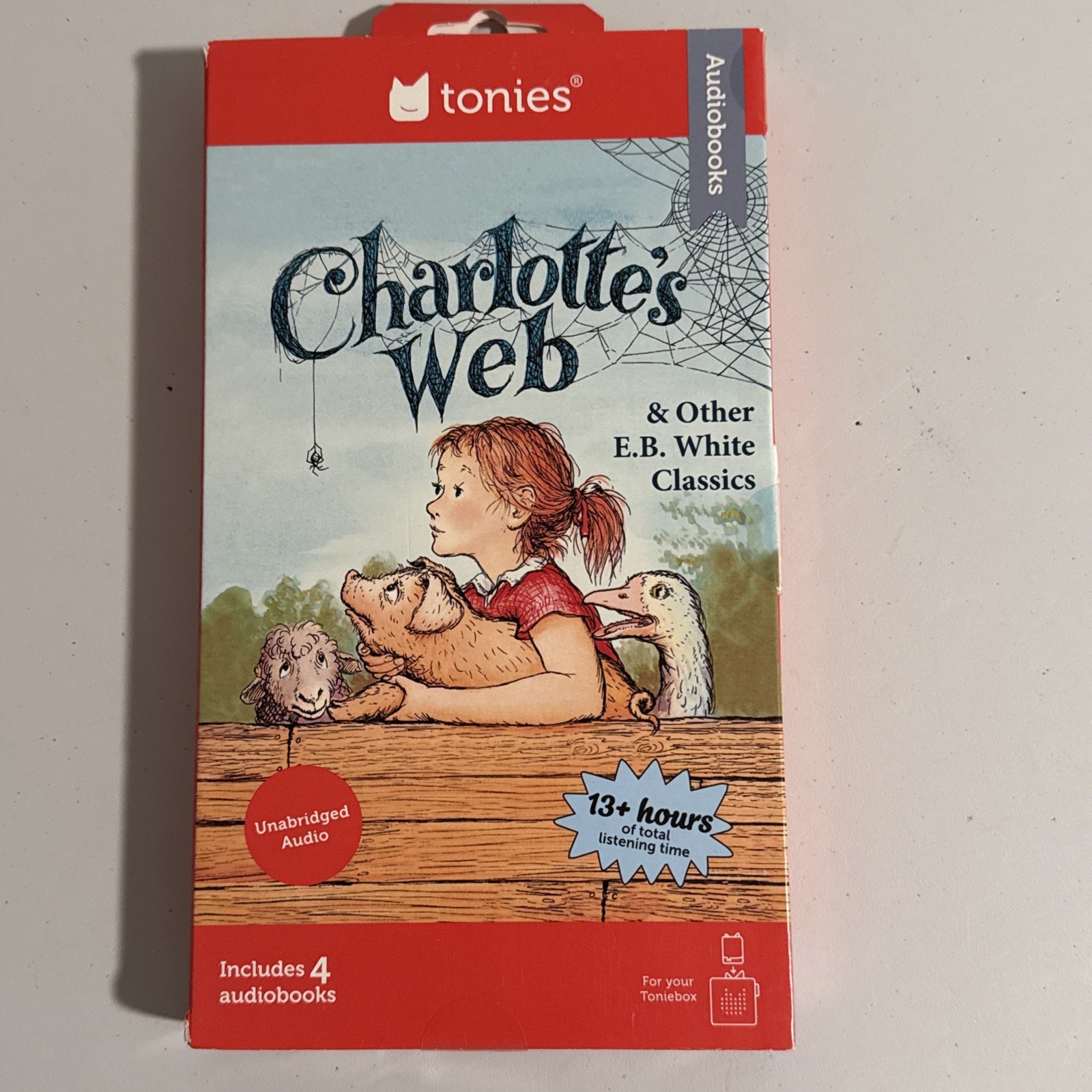 Tonies Charlotte\'s Web & Other E.B. White Classics 4 Audiobooks for Toniebox Tonies Charlotte\'s Web & Other E.B. White Classics 4 Audiobooks for Toniebox
